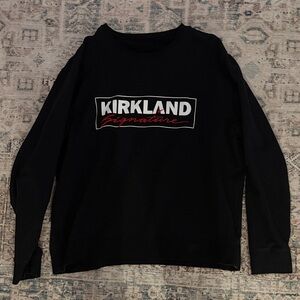 Kirkland Signature Black and Red Crewneck
